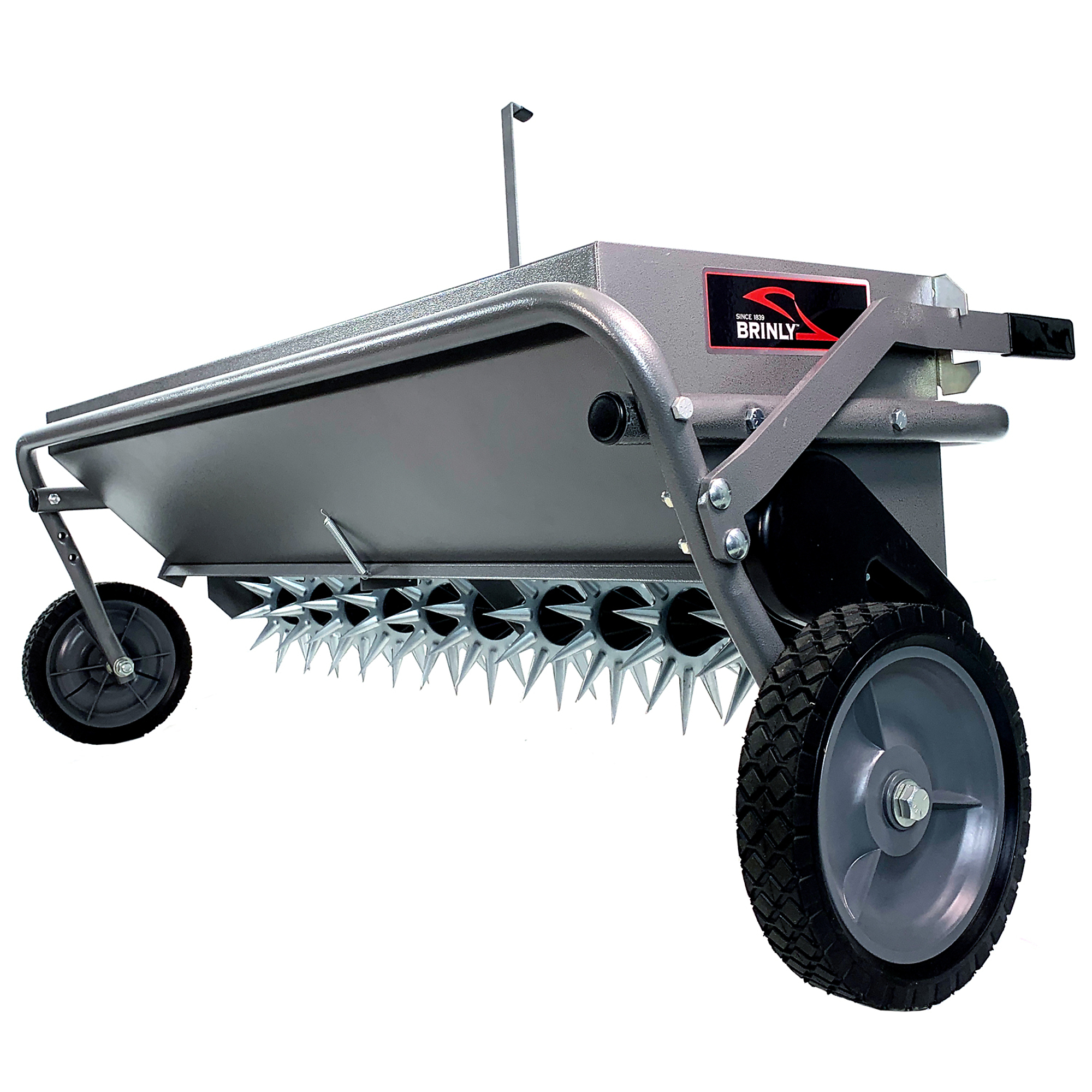 Brinly Combination Aerator Spreader, 40in. Working Width, Model# AS2-40BH-S